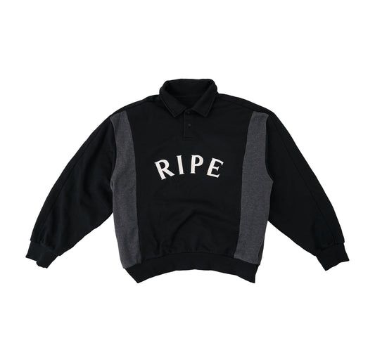 Rugby Sweatshirt: Black