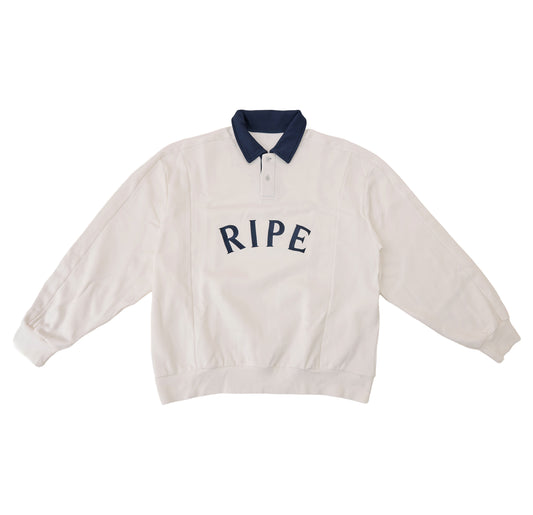 Rugby Sweatshirt: White