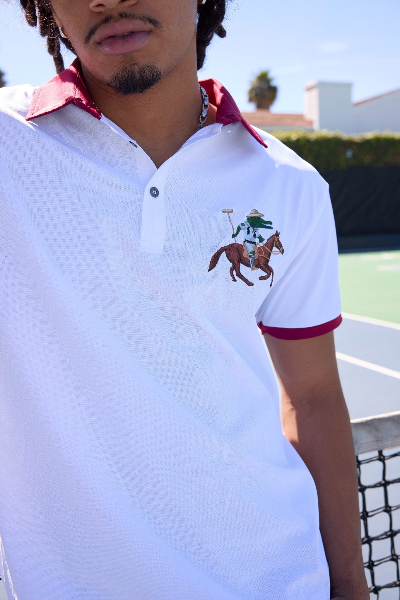 CROCOPOLO: Burgundy
