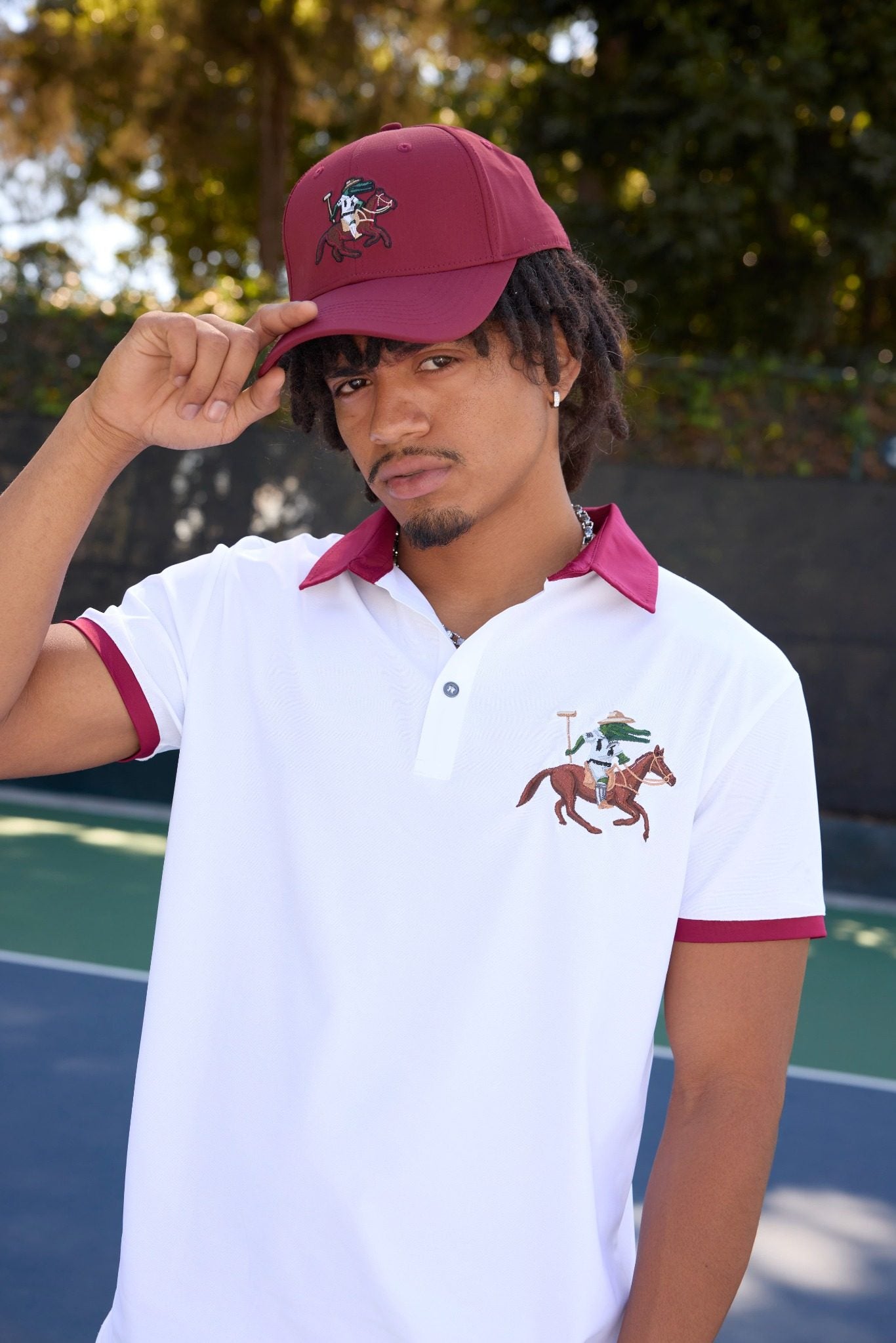 CROCOCAP: Burgundy